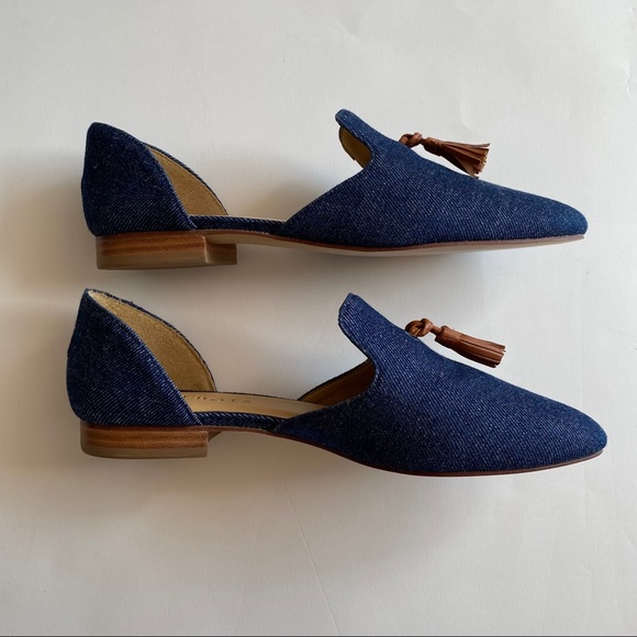 NWOB Talbots Denim Flats - Picture 4 of 6